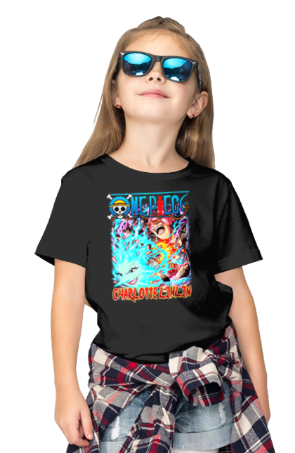 Children's t-shirt with prints One Piece Charlotte. Anime, charlotte, charlotte linlin, manga, one piece, straw hat pirates. 2070702