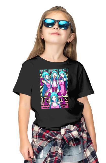 Children's t-shirt with prints Me! Me! Me!. Anime, clip, daoko, teddyloid, young woman. 2070702