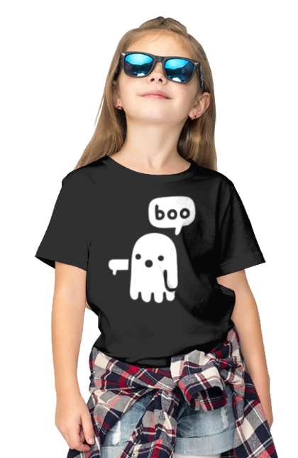 Футболка дитяча з принтом "BOO (мова програмування)". Айті, мова програмування, програма, програміст, технічне завдання, ти ж програміст, транслятор boo, тривимірні програми, фрілансер. 2070702