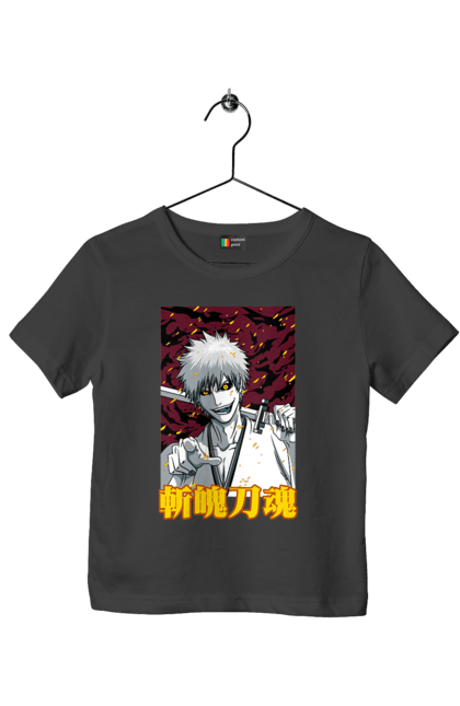 Children's t-shirt with prints Bleach Ichigo Kurosaki. Anime, bleach, ichigo, ichigo kurosaki, manga. 2070702