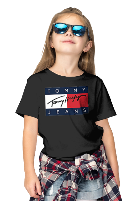 Футболка дитяча з принтом "Томмі Хілфігер". Tommy hilfiger, tommy hilfiger купить, томми хилфигер. PrintMarket - інтернет-магазин одягу та аксесуарів з принтами плюс конструктор принтів - створи свій унікальний дизайн