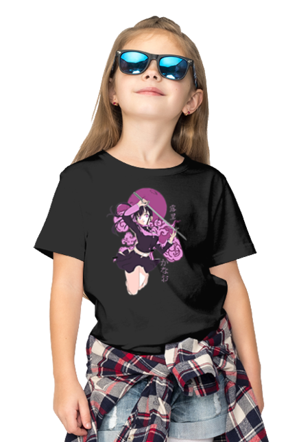 Children's t-shirt with prints Demon Slayer Kanao. Anime, demon slayer, kanao, kimetsu no yaiba, manga, serial, shinobu. 2070702