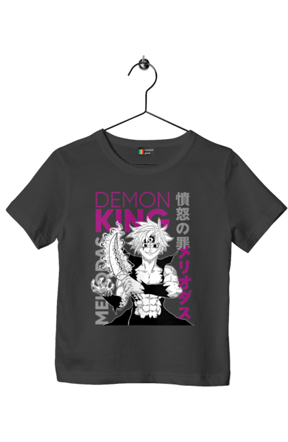 Children's t-shirt with prints Seven Deadly Sins Meliodas. Anime, dragon sin, manga, meliodas, seven deadly sins. 2070702