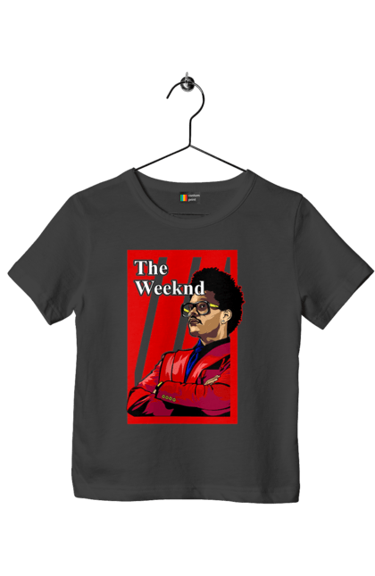 Children's t-shirt with prints The Weeknd. Actor, producer, singer, tesfaye, weeknd. 2070702