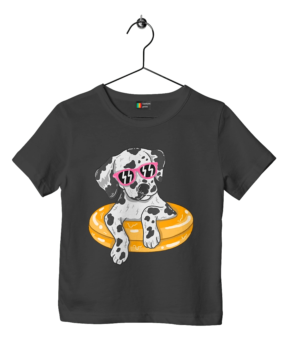 Dalmatian Swims In A Circle