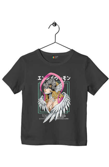 Children's t-shirt with prints Digimon Angewomon. Angewomon, bandai, digimon, digital monsters, media franchise, virtual pets. 2070702