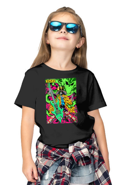 Children's t-shirt with prints One Piece Brook. Anime, brook, manga, one piece, soul king, straw hat pirates. 2070702