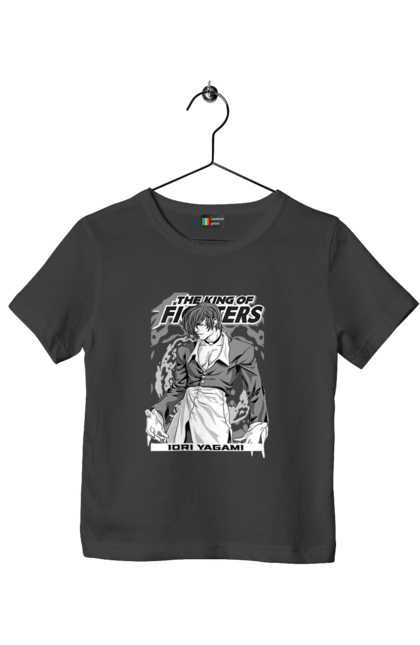 Children's t-shirt with prints The King of Fighters Iori Yagami. Game, iori yagami, king of fighters, rivals, video game. 2070702