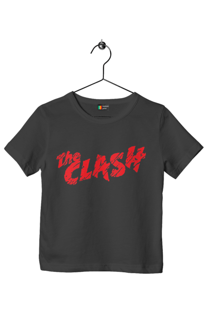 Футболка дитяча з принтом "The Clash". Clash, група, даб, музика, панк, панк рок, реггей, рок, рок н ролл. 2070702