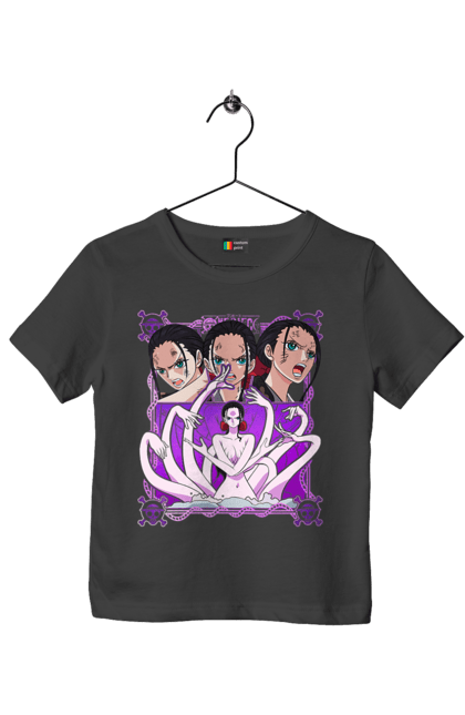 Children's t-shirt with prints One Piece Nico Robin. Anime, devil child, manga, nico robin, one piece, straw hat pirates. 2070702