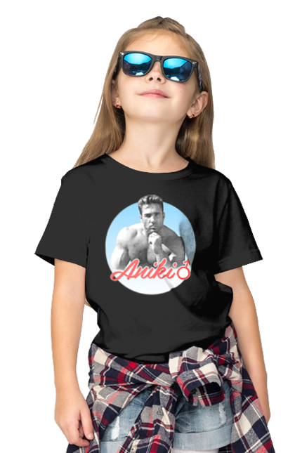 Футболка дитяча з принтом "Біллі Херрінгтон". Аніки, біллі, біллі херрінгтон, гачі, гачімучі, гумор, прикольна, херрінгтон. 2070702