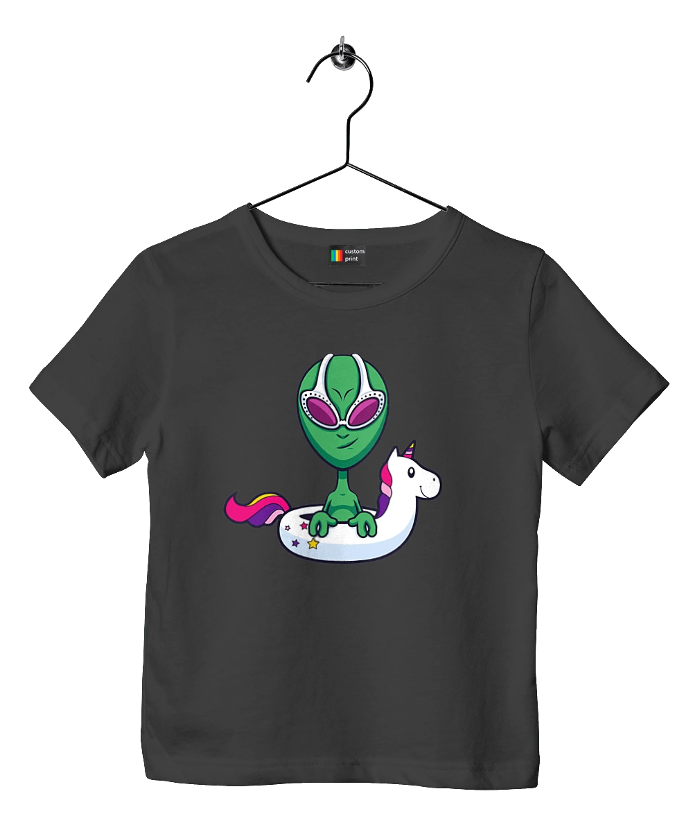 Alien Floats In A Circle