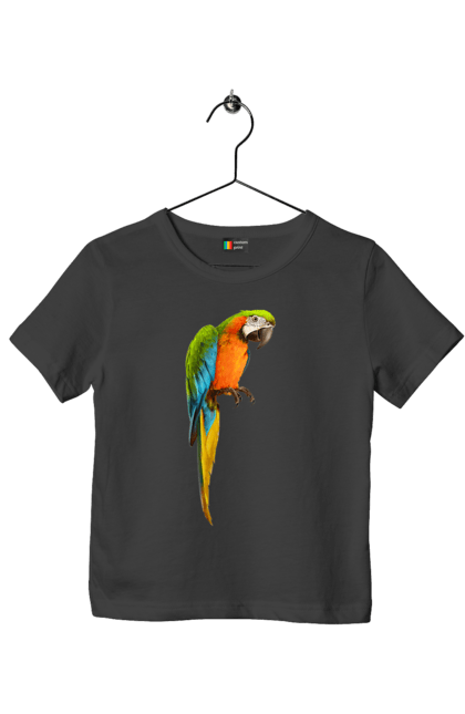 Футболка дитяча з принтом "Просто Папуга". Папуга, пташка. 2070702