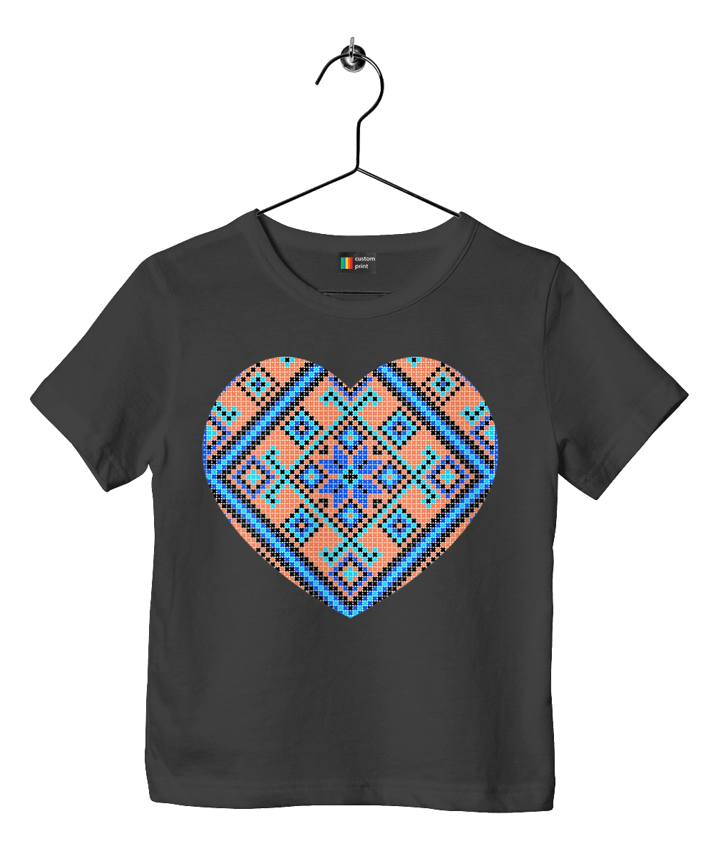 Серце вишивка