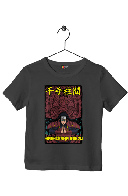 Children's t-shirt with prints Naruto Hashirama. Anime, character, hashirama, hashirama senju, hokage, manga, naruto, ninja, tv series. 2070702