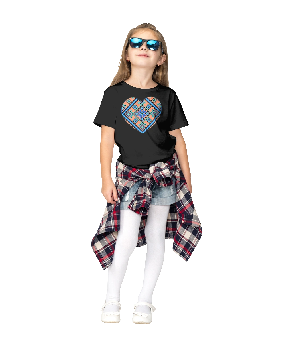 Серце вишивка