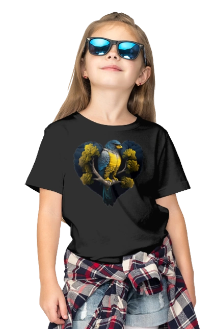 Blue and yellow falcon