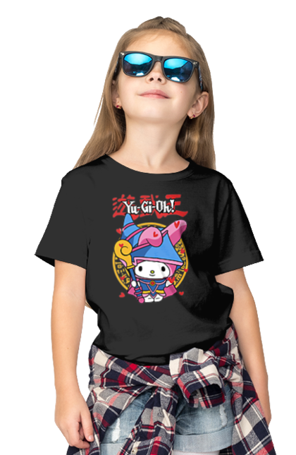 Children's t-shirt with prints Yu Gi Oh! My Melody. Brand, character, hello kitty, my melody, yu gi oh, yugio. 2070702