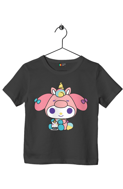 Children's t-shirt with prints My Melody. Hello kitty, my melody, sanrio. 2070702