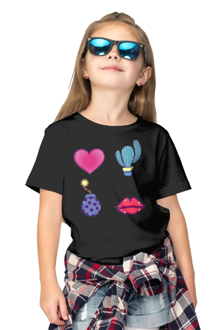 Сердце, Кактус,Бомба,Губы