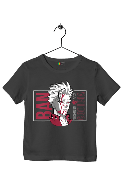 Children's t-shirt with prints Seven deadly sins Ban. Anime, ban, manga, seven deadly sins. 2070702