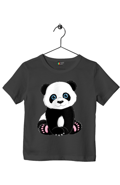 Футболка дитяча з принтом "Панда". Panda, медведь, мишка, панда. aslan