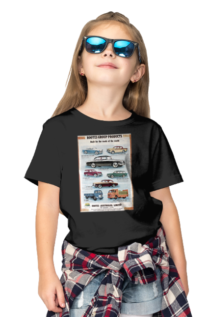Футболка дитяча з принтом "Аутомобільйо". Rootes, rootes (australia) limited, rootes group, rootes group products. 2070702