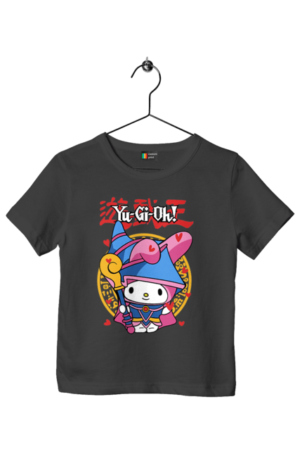 Children's t-shirt with prints Yu Gi Oh! My Melody. Brand, character, hello kitty, my melody, yu gi oh, yugio. 2070702