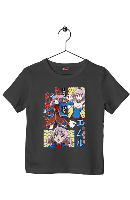 Children's t-shirt with prints Shangri La Frontier Emul. Anime, emul, manga, rabbit, shangri la frontier, shangri-la frontier, shonen. 2070702