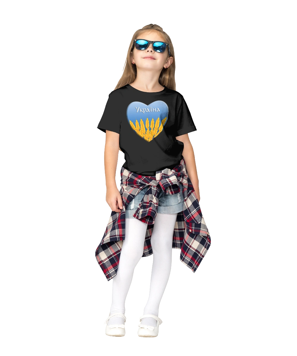 Серце з колосками Україна