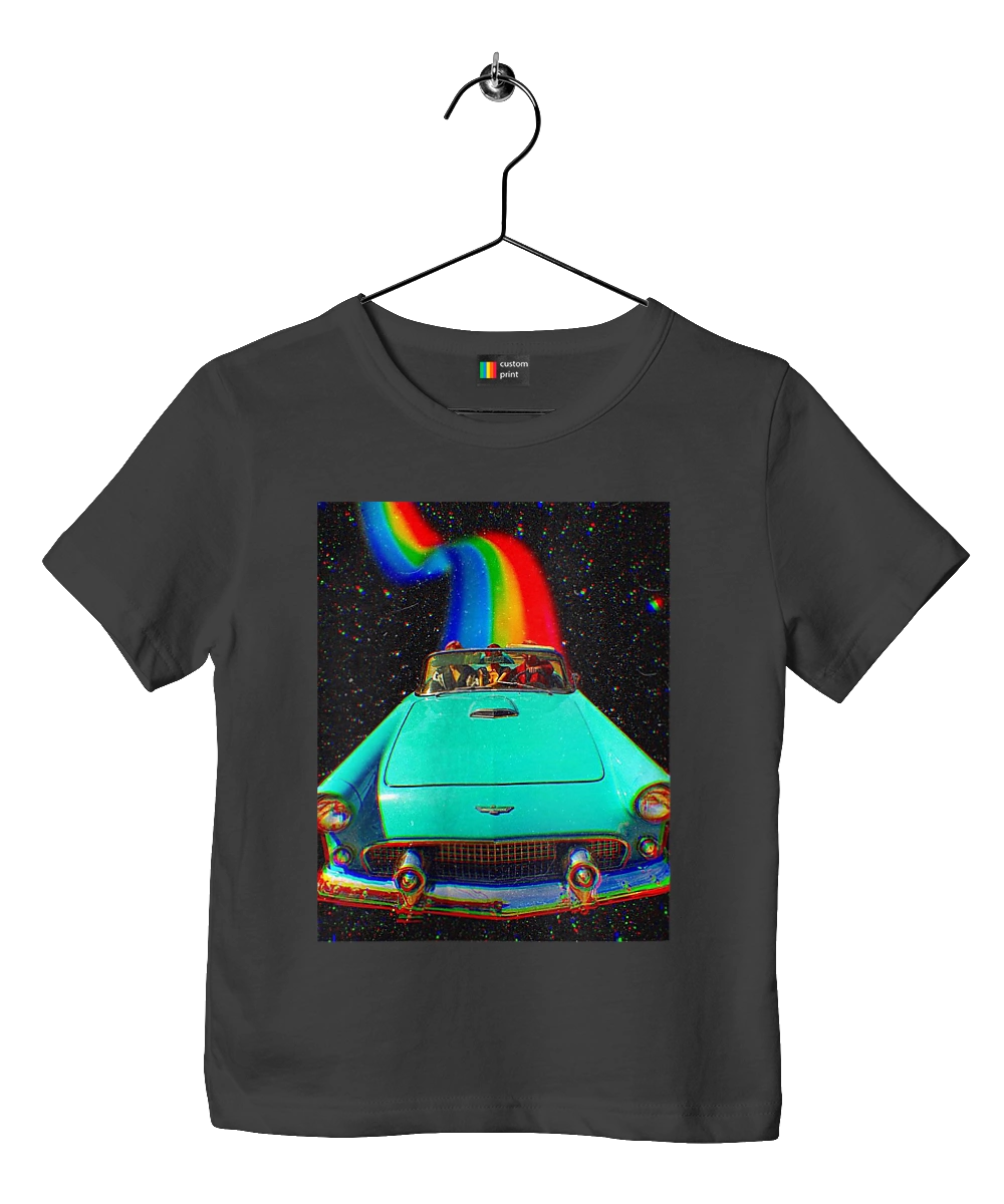 Картина, машина в космосе