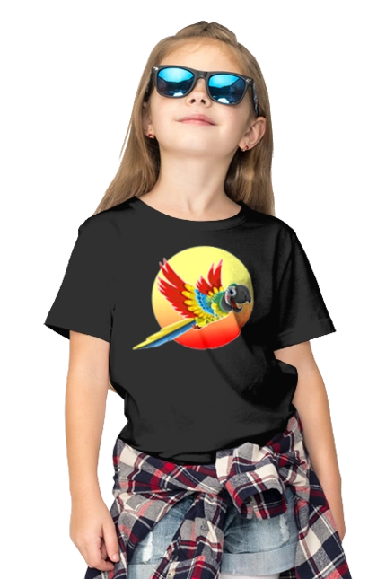 Папуга На Тлі Сонця