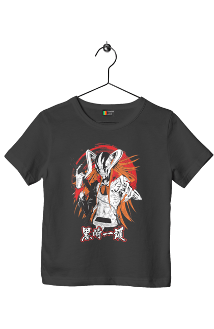 Children's t-shirt with prints Bleach Ichigo Kurosaki. Anime, bleach, ichigo, ichigo kurosaki, manga. 2070702