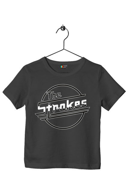 Футболка детская с принтом The Strokes. Strokes, альтернативный рок, гаражный рок, группа, инди, инди-рок, музыка, постпанк-ривайвл, рок. 2070702