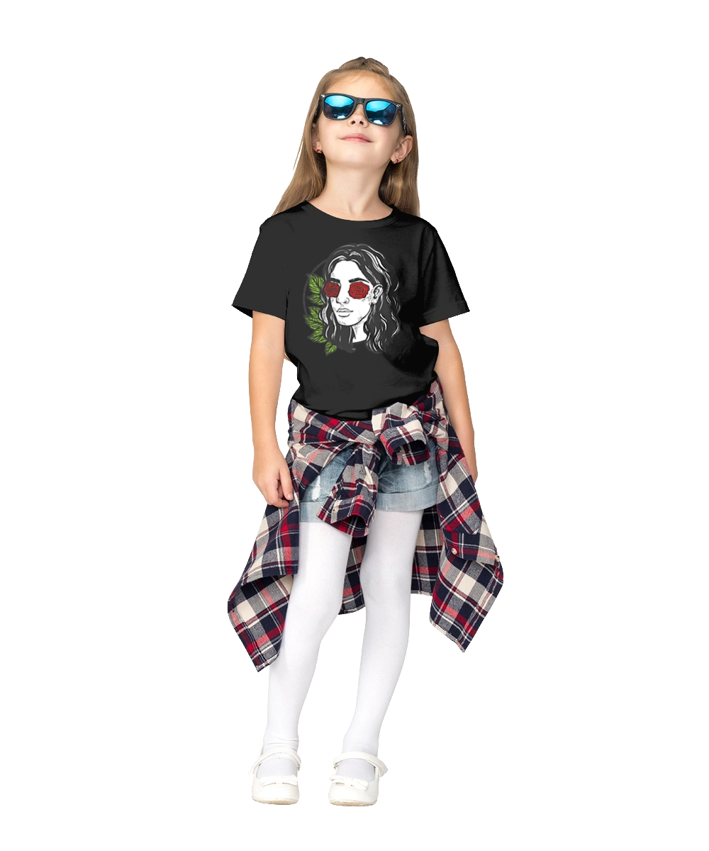 Girl With Roses In The Eyes