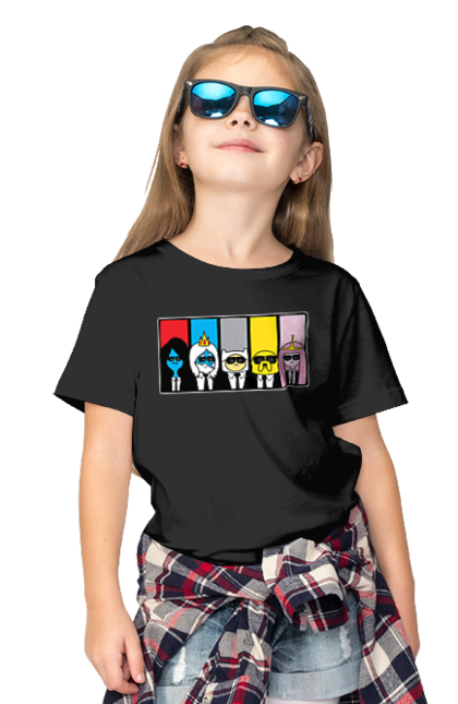 Children's t-shirt with prints Adventure Time. Adventure time, animated series, cartoon network, land of ooo, tv series. 2070702