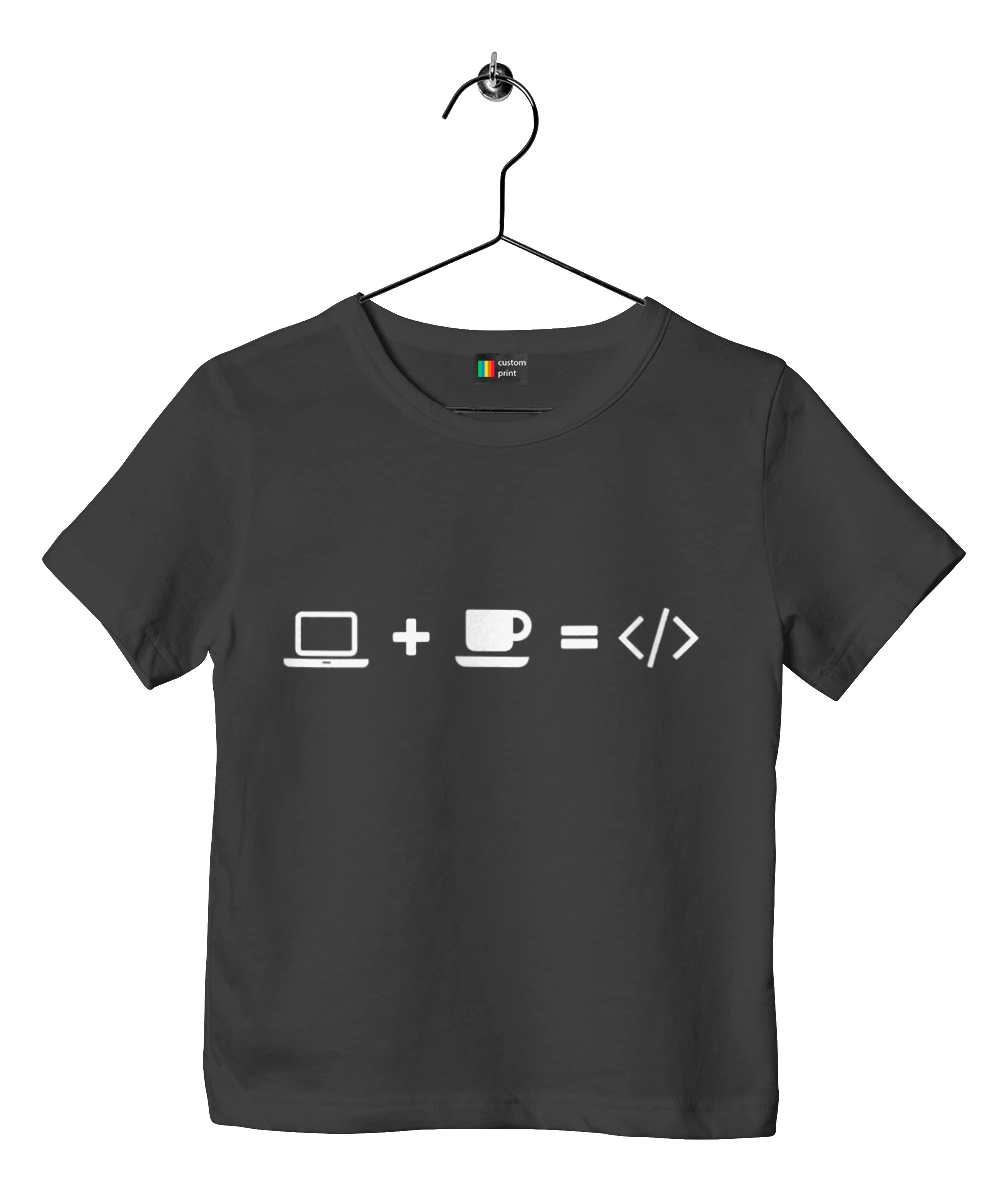 Computer plus coffee equals code