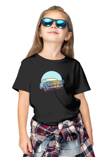 Футболка дитяча з принтом "Авто". Авто, герой, гроші, монстр, музика, новий, персонаж, робот, супер герой. 2070702