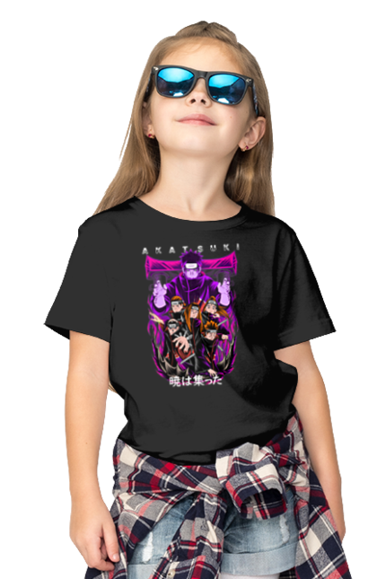 Children's t-shirt with prints Naruto Akatsuki. Akatsuki, anime, character, manga, naruto, ninja, pain, tv series, yahiko. 2070702