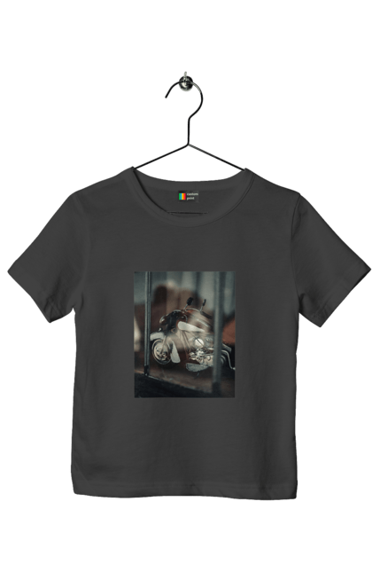 Футболка дитяча з принтом "Мото". Байк, дорога, мото, сила, швидкість. 2070702