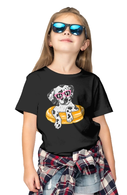 Dalmatian Swims In A Circle