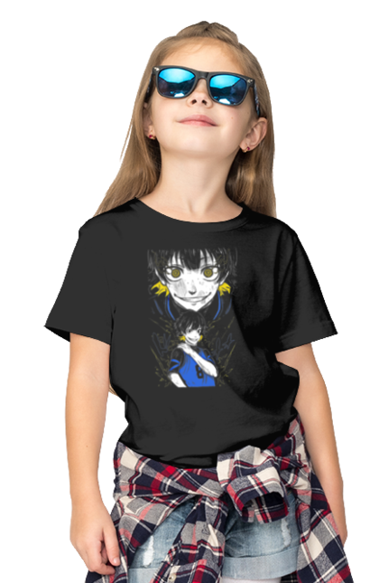 Children's t-shirt with prints Blue Lock Meguru Bachira. Anime, bachira, blue lock, blue prison, football, manga, meguru, meguru bachira, sport. 2070702