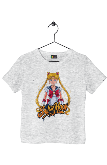 Футболка детская с принтом Сейлор Мун. Sailor moon, usagi tsukino, аниме, драма, махо-сёдзё, сейлор мун, сериал, усаги цукино. 2070702