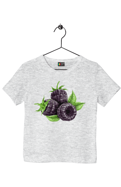 Children's t-shirt with prints Blackberry. Berry, blackberry. 2070702