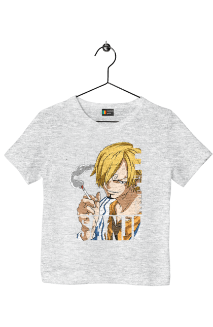 Футболка дитяча з принтом "Ван Піс Вінсмок Санджи". One piece, sanji, аніме, ван пис, ван піс, вінсмок санджи, манга, санджи. 2070702