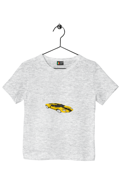 Футболка дитяча з принтом "Авто". Авто, гонки, дом, скорость, спорткар. 2070702