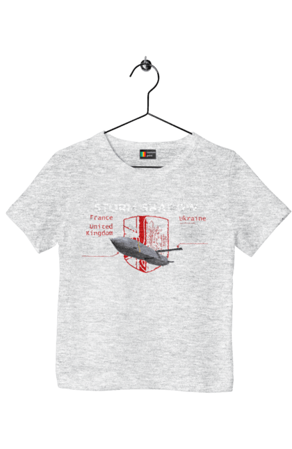 Children's t-shirt with prints Storm Shadow. F16, howitzer, industrious, nasams, storm shadow, suzanne, zuzana. 2070702