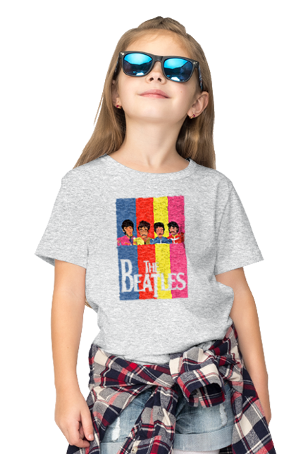 Children's t-shirt with prints The Beatles. Beatles, george harrison, john lennon, liverpool four, music, paul mccartney, ringo starr. 2070702