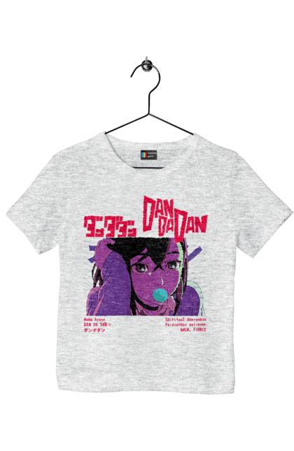 Children's t-shirt with prints Dandadan Momo Ayase. Anime, ayase, dandadan, manga, momo, momo ayase. 2070702