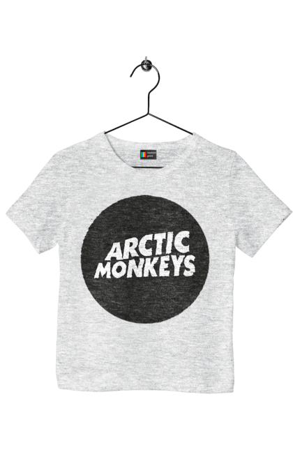 Футболка детская с принтом Arctic Monkeys. Arctic monkeys, арктические мартышки, гаражный рок, группа, инди-рок, музыка, постпанк-ривайвл, психоделический рок, рок. 2070702